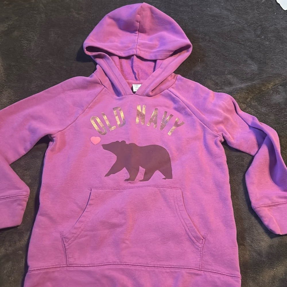 Girls Old Navy pullover hoodie size 8 (M)